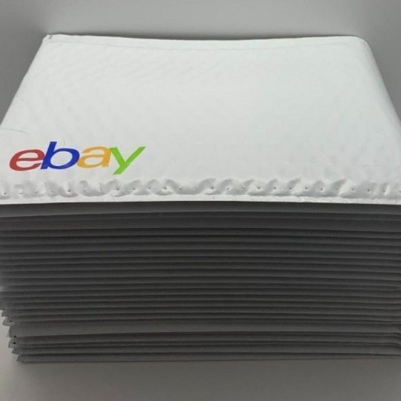 EBAY BRANDED 15pc LOT 6.5 x 9.25 Padded Bubble Mailers Self Seal~COLOR LOGO**NEW - Picture 2 of 8